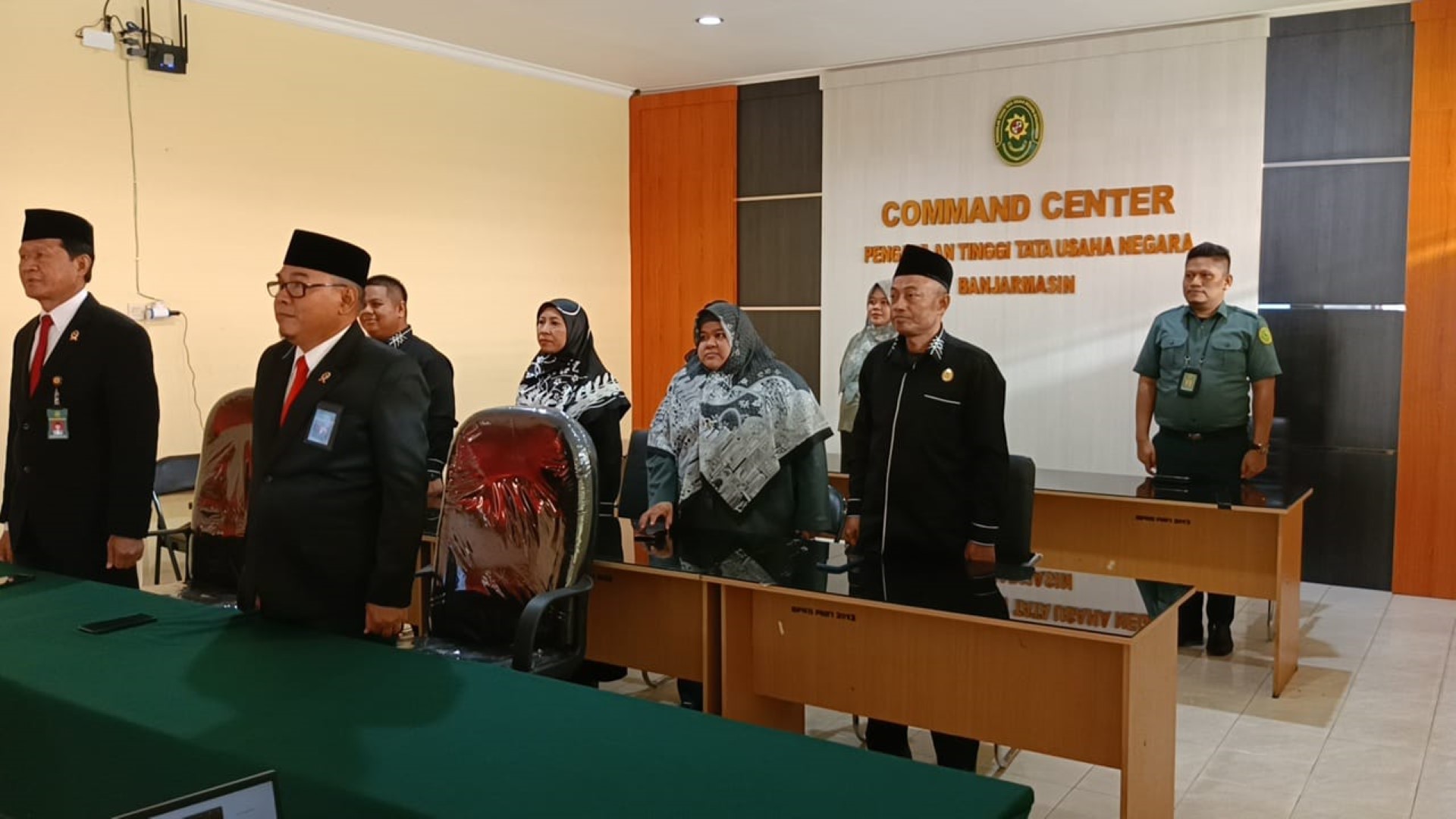Kegiatan Upacara Hari Lahir Pancasila Tahun 2023 Secara Virtual di PTTUN Banjarmasin